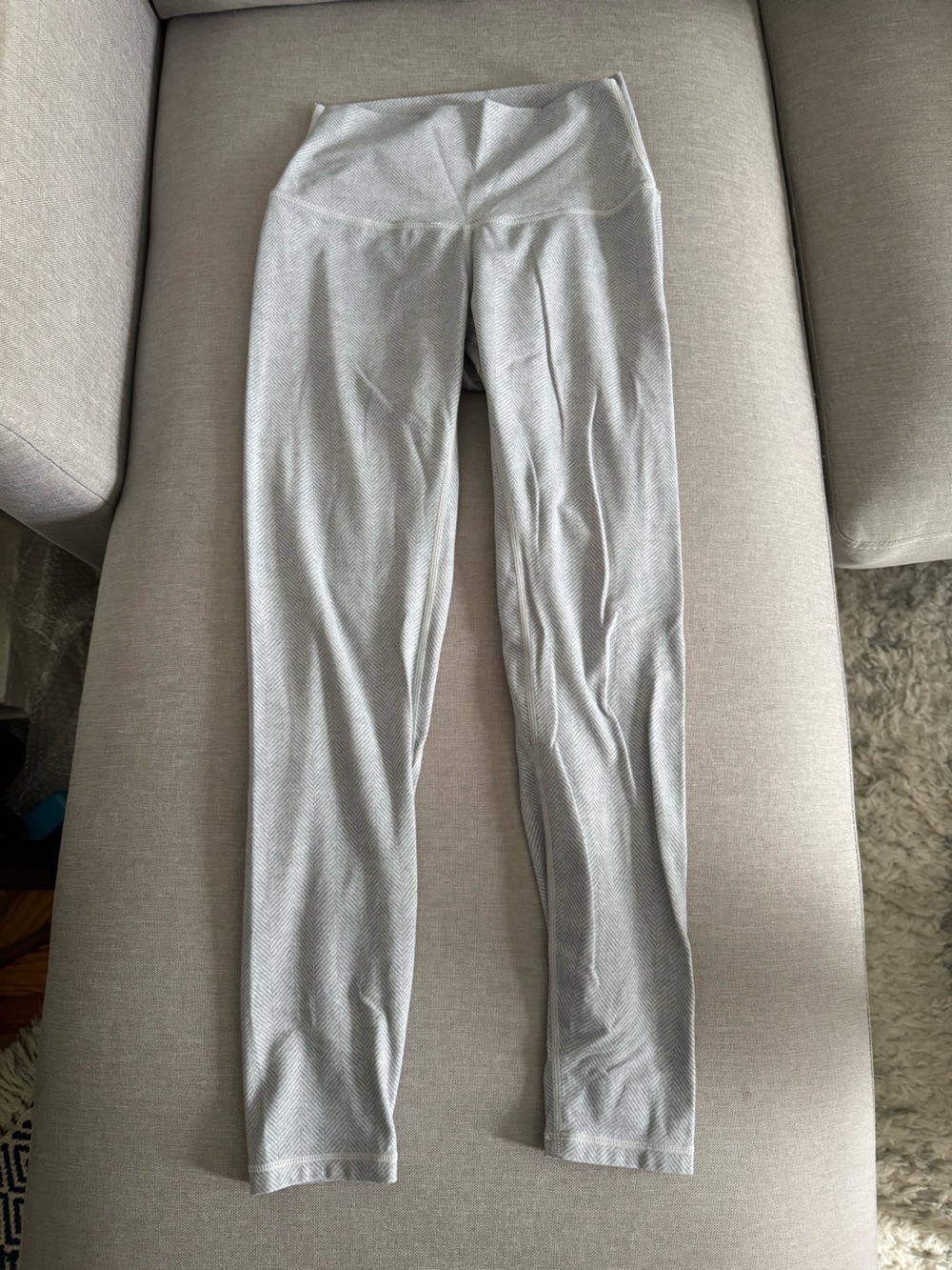 P'tula Light Gray Herringbone Alainah 26” Leggings